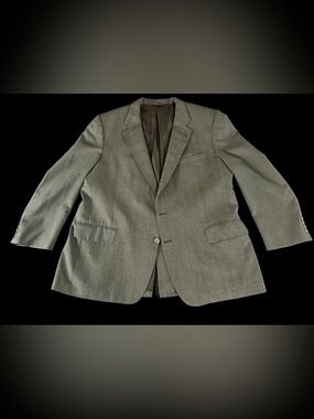 Vintage Burberrys Boyd’s Philadelphia Gray Men’s Pinstripe Wool Blazer 45 $750